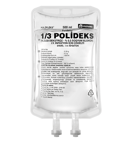 1/3 POLIDEKS (%3,33 DEKSTROZ-%3 SODYUM KLORUR)500 CC SETSIZ(CAM SISE) 1 1 3 POLIDEKS 333 DEKSTROZ 3 SODYUM KLORUR500 CC SETSIZCAM SISE 19126