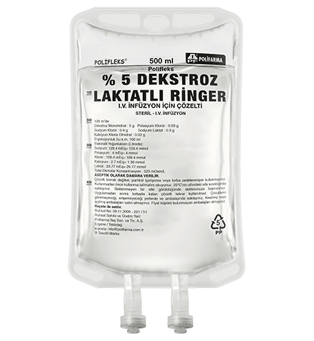 %5 DEKSTROZ LAKTAT RINGER 500 ML SOLUSYON(SETLI) 1 5 DEKSTROZ LAKTAT RINGER 500 ML SOLUSYONSETLI 19085