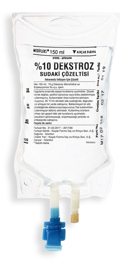 5 DEKSTROZ SUDAKI COZELTISI 100 ML SETSIZ 19100