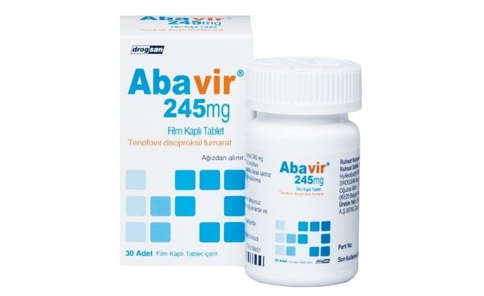 ABAVIR 245 MG 30 FILM KAPLI TABLET 1 ABAVIR 245 MG 30 FILM KAPLI TABLET 19139