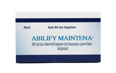 ABILIFY MAINTENA 400 MG UZUN SALIMLI IM ENJEKSIYONLUK 1 FLAKON 1 ABILIFY MAINTENA 400 MG UZUN SALIMLI IM ENJEKSIYONLUK 1 FLAKON 19146