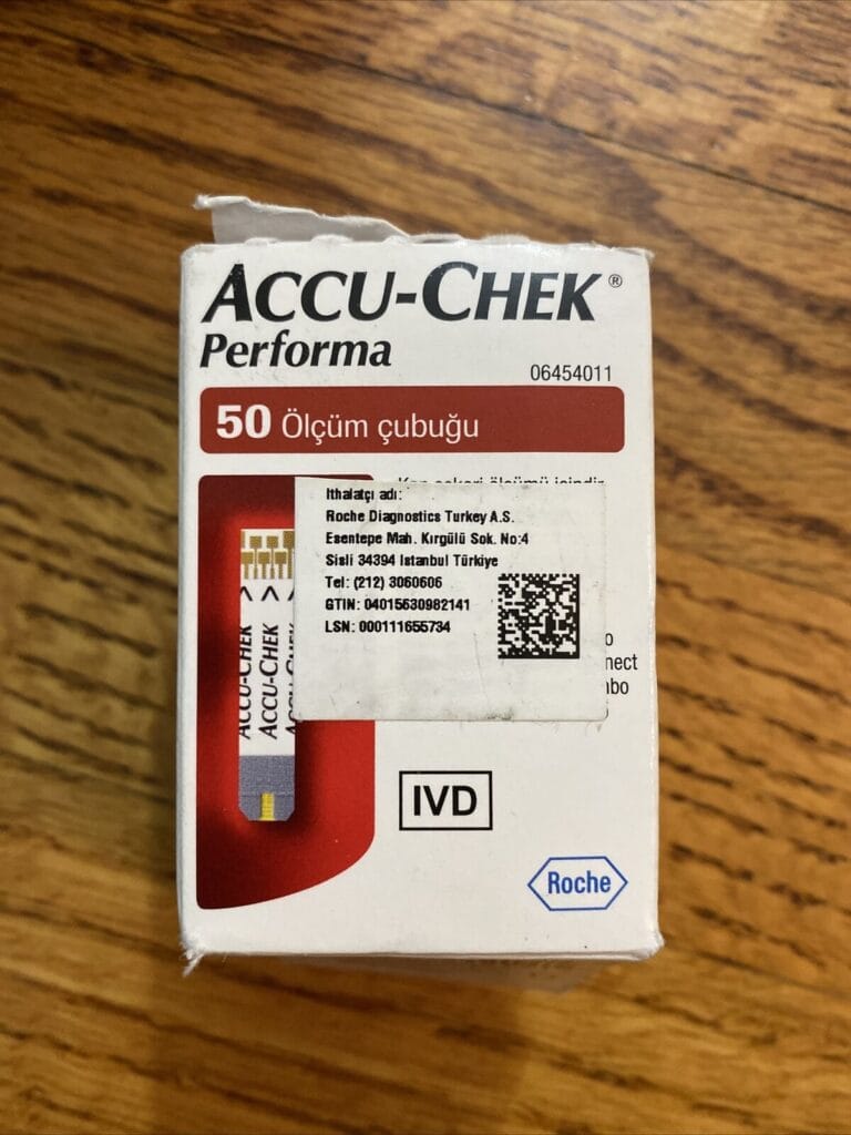 ACCU-CHEK PERFORMA 50 OLCUM CUBUGU 1 ACCU CHEK PERFORMA 50 OLCUM CUBUGU 19165