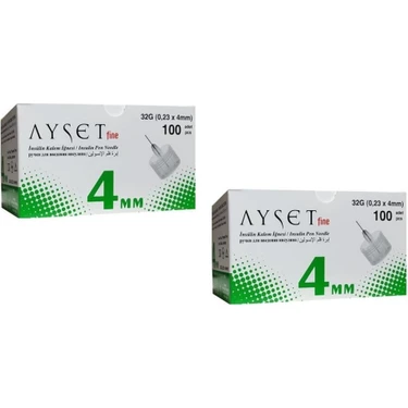 ACCU FINE 4MM KALEM IGNE 100 ADET 023MM 32G X 4MM 19168