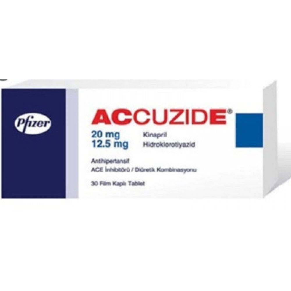 ACCUZIDE 20 MG/12,5 MG 30 FILM TABLET 1 ACCUZIDE 20 MG 125 MG 30 FILM TABLET 26831