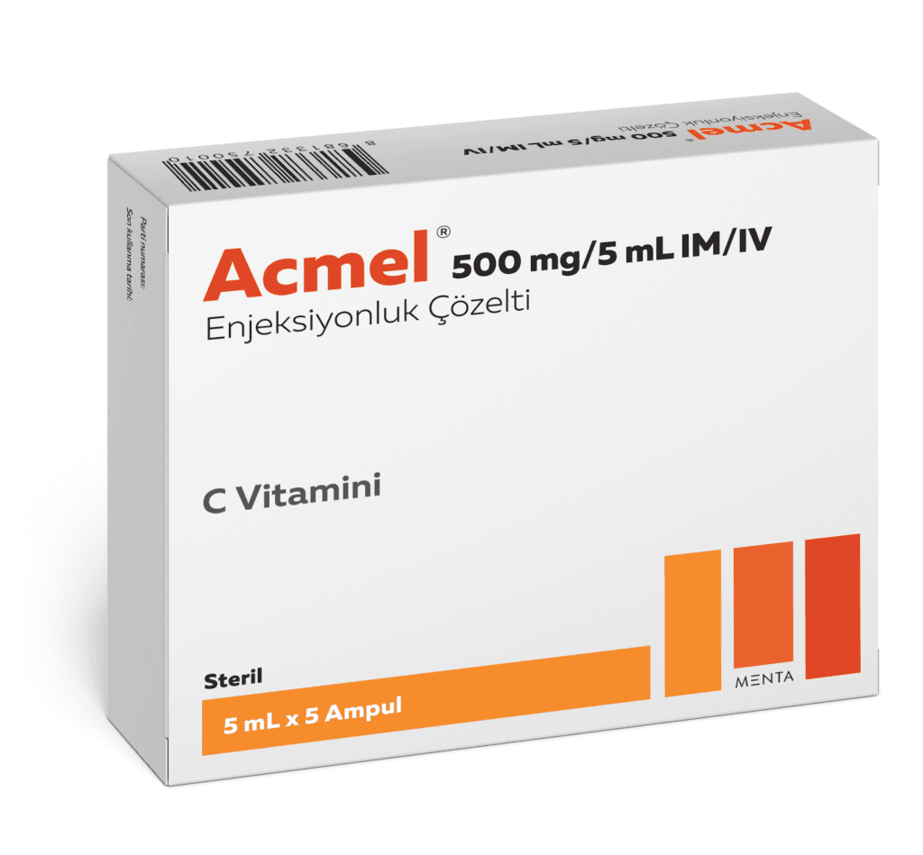 ACMEL 500 MG/5 ML IV ENJEKSIYONLUK COZELTI ICEREN 5 AMPUL 1 ACMEL 500 MG 5 ML IV ENJEKSIYONLUK COZELTI ICEREN 5 AMPUL 26850