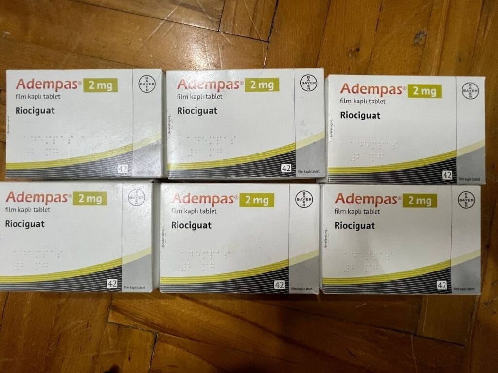 ADEMPAS 2 MG 42 FILM KAPLI TABLET 1 ADEMPAS 2 MG 42 FILM KAPLI TABLET 19212