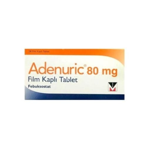 ADENURIC 80 MG 28 FILM KAPLI TABLET 1 ADENURIC 80 MG 28 FILM KAPLI TABLET 19215