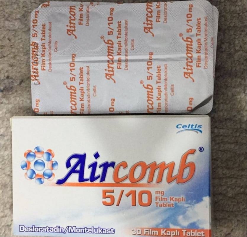 AIRCOMB 5/10 MG 30 FILM KAPLI TABLET 1 AIRCOMB 5 10 MG 30 FILM KAPLI TABLET 26994