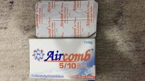 AIRCOMB 5/10 MG 90 FILM KAPLI TABLET 1 AIRCOMB 5 10 MG 90 FILM KAPLI TABLET 26995