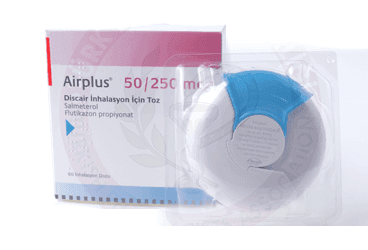 AIRPLUS 50/250 MCG DISCAIR INHALASYON ICIN TOZ 60 DOZ 1 AIRPLUS 50 250 MCG DISCAIR INHALASYON ICIN TOZ 60 DOZ 19279