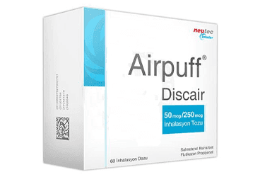 AIRPUFF DISCAIR 50MCG/250 MCG INHALASYON TOZU (60 DOZ) 1 AIRPUFF DISCAIR 50MCG 250 MCG INHALASYON TOZU 60 DOZ 19281