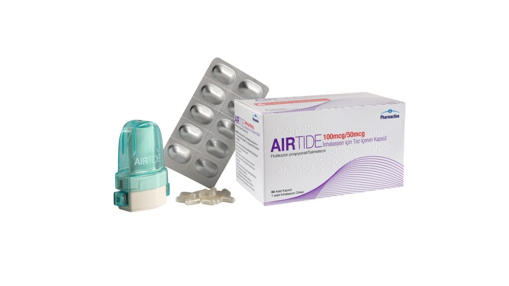 AIRTIDE 100 MCG/50 MCG INHALASYON ICIN TOZ ICEREN KAPSUL 1 AIRTIDE 100 MCG 50 MCG INHALASYON ICIN TOZ ICEREN KAPSUL 19283