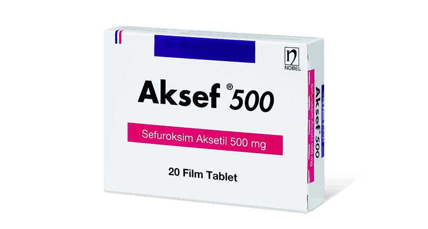 AKSEF 500 MG 20 FILM TABLET 1 AKSEF 500 MG 20 FILM TABLET 19305