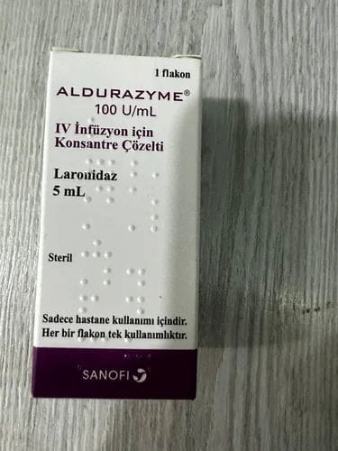 ALDURAZYME 100 U/ML INF. ICIN KONSANTRE COZELTI 5 ML 1 ALDURAZYME 100 U ML INF. ICIN KONSANTRE COZELTI 5 ML 19325