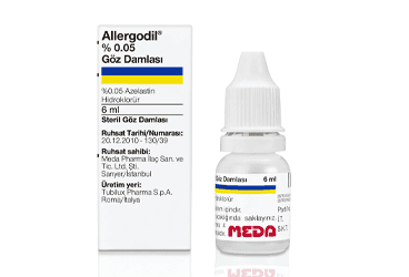 ALLERGODIL %0,05 GOZ DAMLASI, COZELTI (6 ML) 1 ALLERGODIL 005 GOZ DAMLASI COZELTI 6 ML 19352