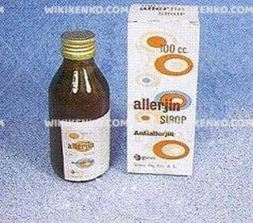 ALLERJIN 10 MG/4 ML 100 ML SURUP 1 ALLERJIN 10 MG 4 ML 100 ML SURUP 27137