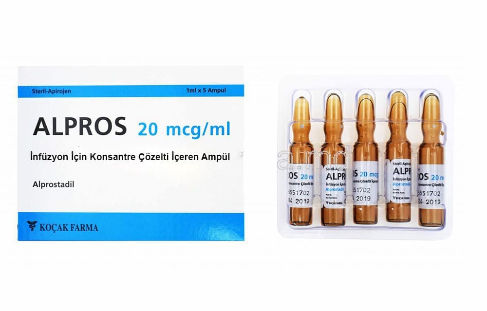 ALPROS 20 MCG/ML INF. ICIN KONSANTRE COZ. ICEREN 1 MLx5 AMPUL 1 ALPROS 20 MCG ML INF. ICIN KONSANTRE COZ. ICEREN 1 MLx5 AMPUL 19387