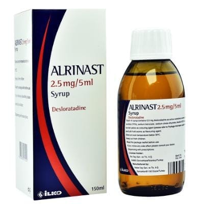 ALRINAST 2,5 MG/5 ML SURUP 150 ML 1 ALRINAST 25 MG 5 ML SURUP 150 ML 27155