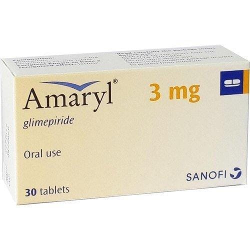 AMARYL 3 MG 30 TABLET 1 AMARYL 3 MG 30 TABLET 19413