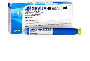 AMGEVITA 40 MG/0,8 ML ENJEKSIYONLUK COZELTI ICEREN KULLANIMA HAZIR KALEM (2 ADET) 1 AMGEVITA 40 MG 08 ML ENJEKSIYONLUK COZELTI ICEREN KULLANIMA HAZIR KALEM 2 ADET 19419