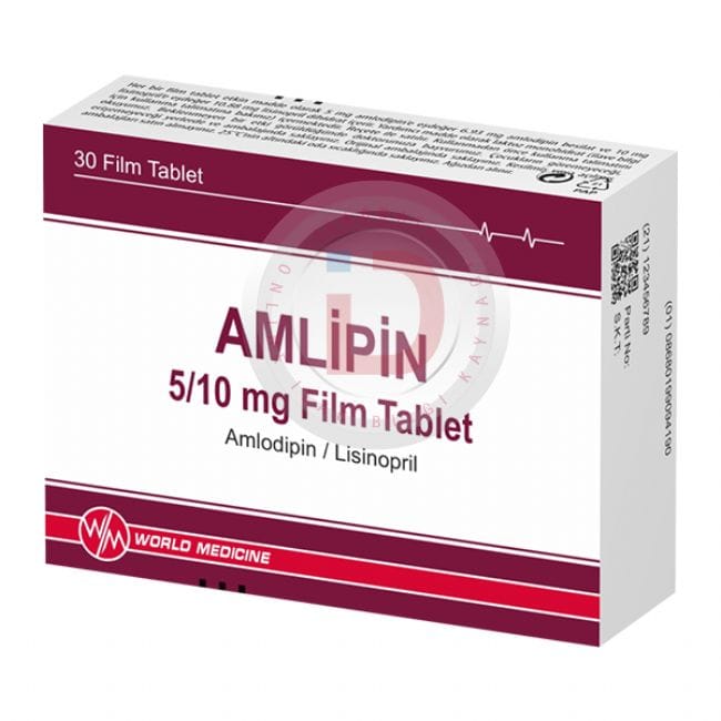 AMLIPIN 5/10 MG 30 FILM KAPLI TABLET 1 AMLIPIN 5 10 MG 30 FILM KAPLI TABLET 19429