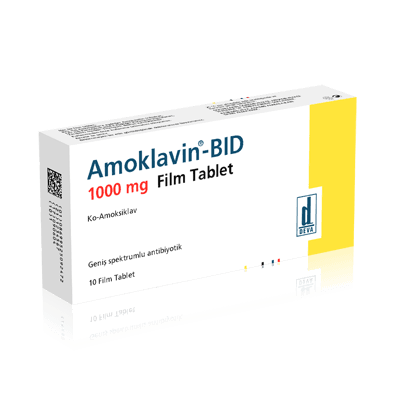 AMOKLAVIN BID 1000 MG 14 FILM TABLET 1 AMOKLAVIN BID 1000 MG 14 FILM TABLET 19437