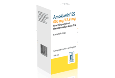 AMOKLAVIN ES 600/42,9 MG ORAL SUSPANSIYON ICIN KURU TOZ 100 ML 1 AMOKLAVIN ES 600 429 MG ORAL SUSPANSIYON ICIN KURU TOZ 100 ML 19445