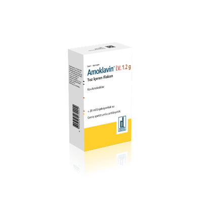 AMOKLAVIN IV 1,2 GR 1 FLAKON 1 AMOKLAVIN IV 12 GR 1 FLAKON 19447