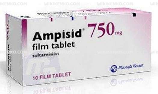 AMPISID 750 MG 10 FILM TABLET 1 AMPISID 750 MG 10 FILM TABLET 27247