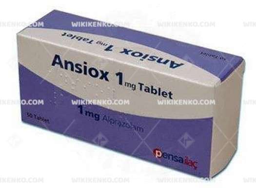 ANSIOX 1 MG 50 TABLET 1 ANSIOX 1 MG 50 TABLET 19481
