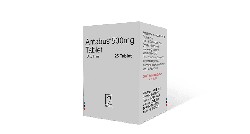 ANTABUSE 500 MG 25 TABLET 1 ANTABUSE 500 MG 25 TABLET 19482