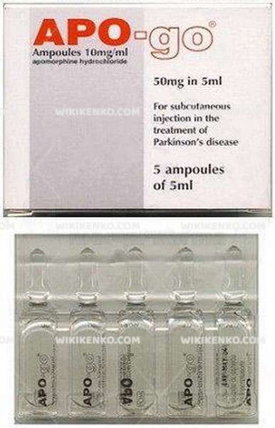 APO-GO 50 MG 5 AMPUL 1 APO GO 50 MG 5 AMPUL 27333