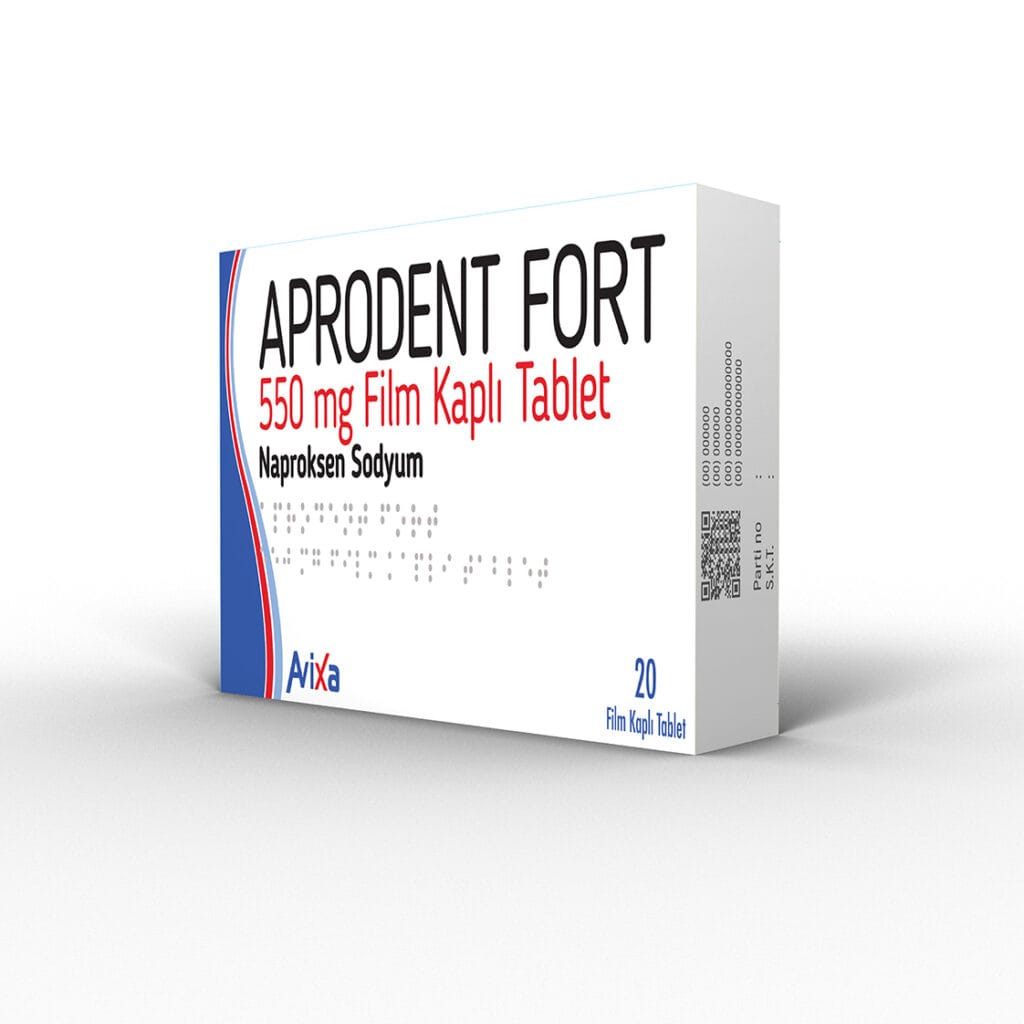 APRODENT FORT 550 MG FILM 10 TABLET 1 APRODENT FORT 550 MG FILM 10 TABLET 27344