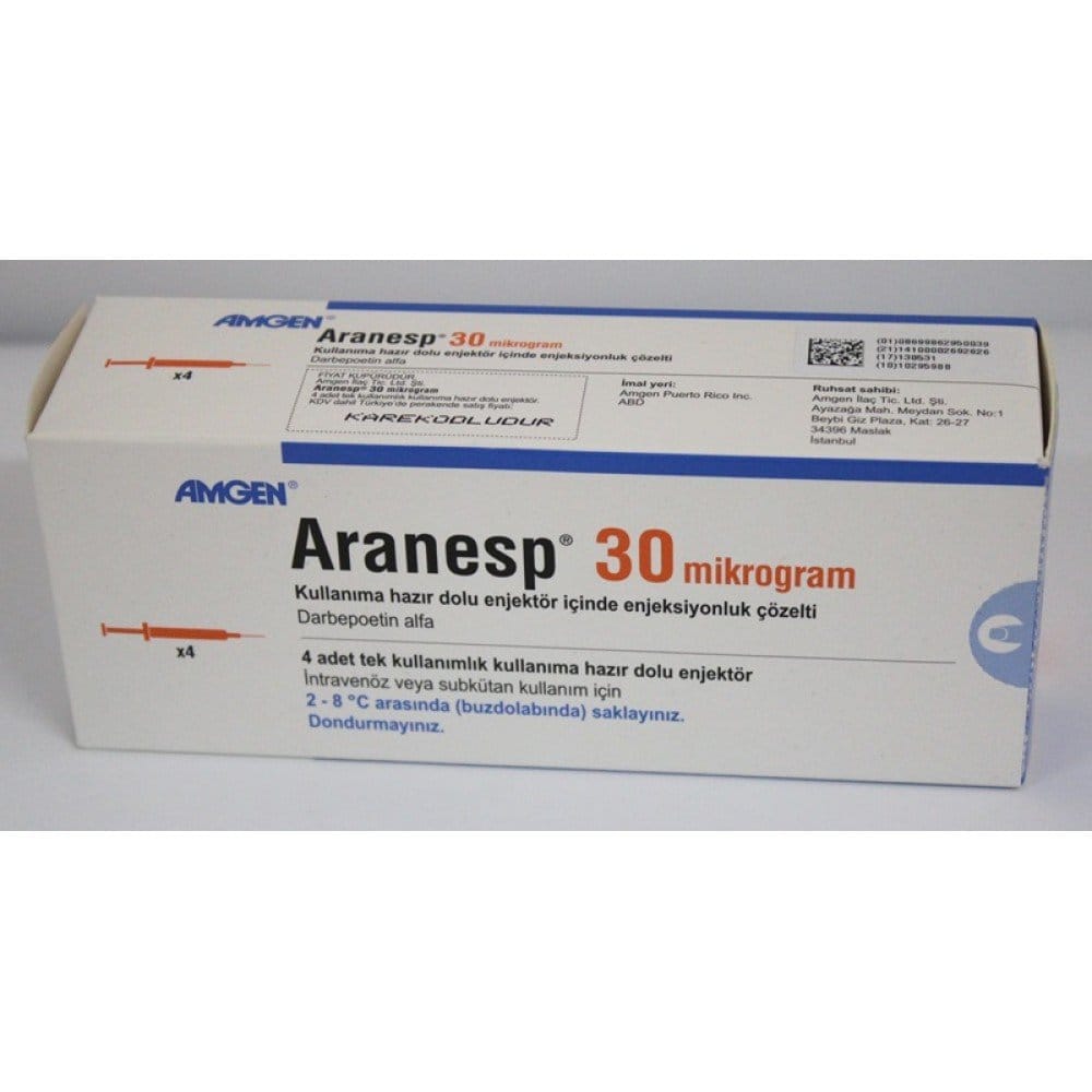 ARANESP 50 MCG 4 KULLANIMA HAZIR DOLU ENJEKTOR ICINDE ENJ. COZELTI 19549