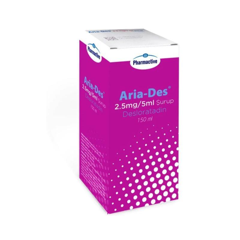 ARIA-DES 2,5 MG/5 ML 150 ML SURUP 1 ARIA DES 25 MG 5 ML 150 ML SURUP 27391