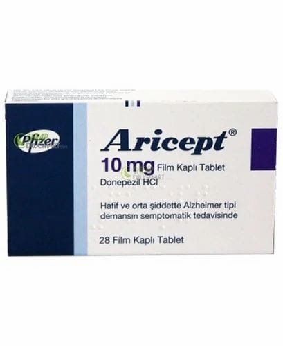 ARICEPT 10 MG 28 FILM KAPLI TABLET 1 ARICEPT 10 MG 28 FILM KAPLI TABLET 27392