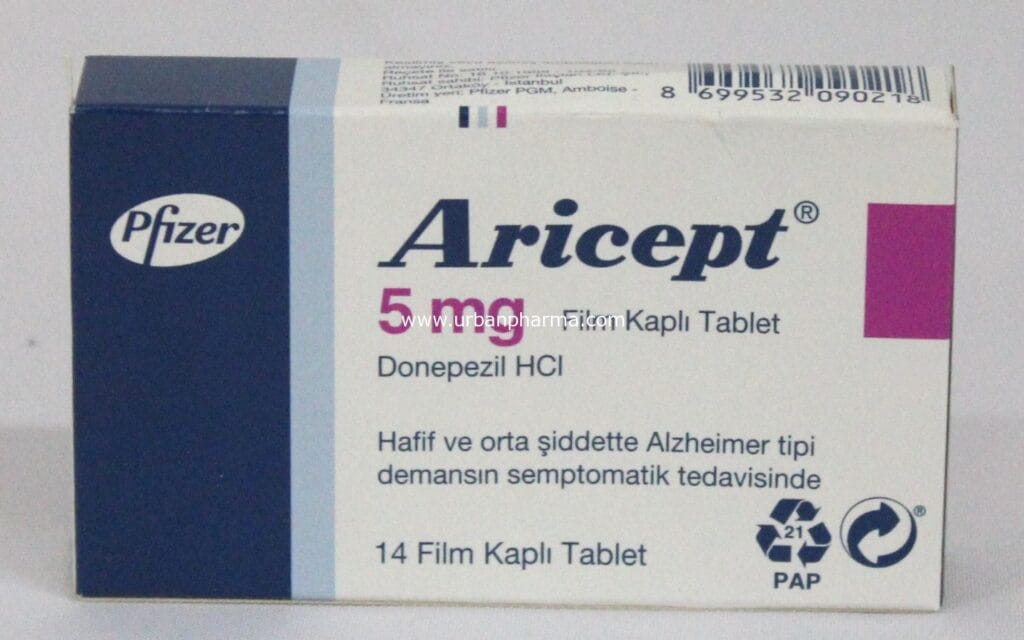 ARICEPT 5 MG 28 FILM TABLET 1 ARICEPT 5 MG 28 FILM TABLET 27394