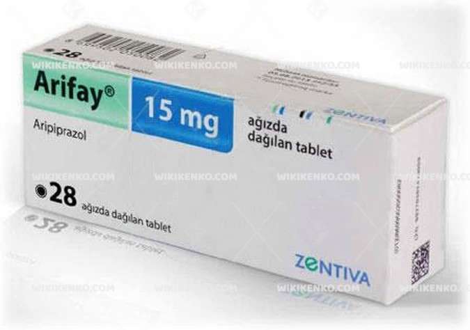 ARIFAY 15 MG 28 AGIZDA DAGILAN TABLET 1 ARIFAY 15 MG 28 AGIZDA DAGILAN TABLET 27397