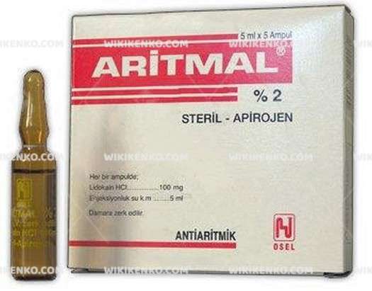 ARITMAL %2 100 MG 5 ML 5 AMPUL 1 ARITMAL 2 100 MG 5 ML 5 AMPUL 19586