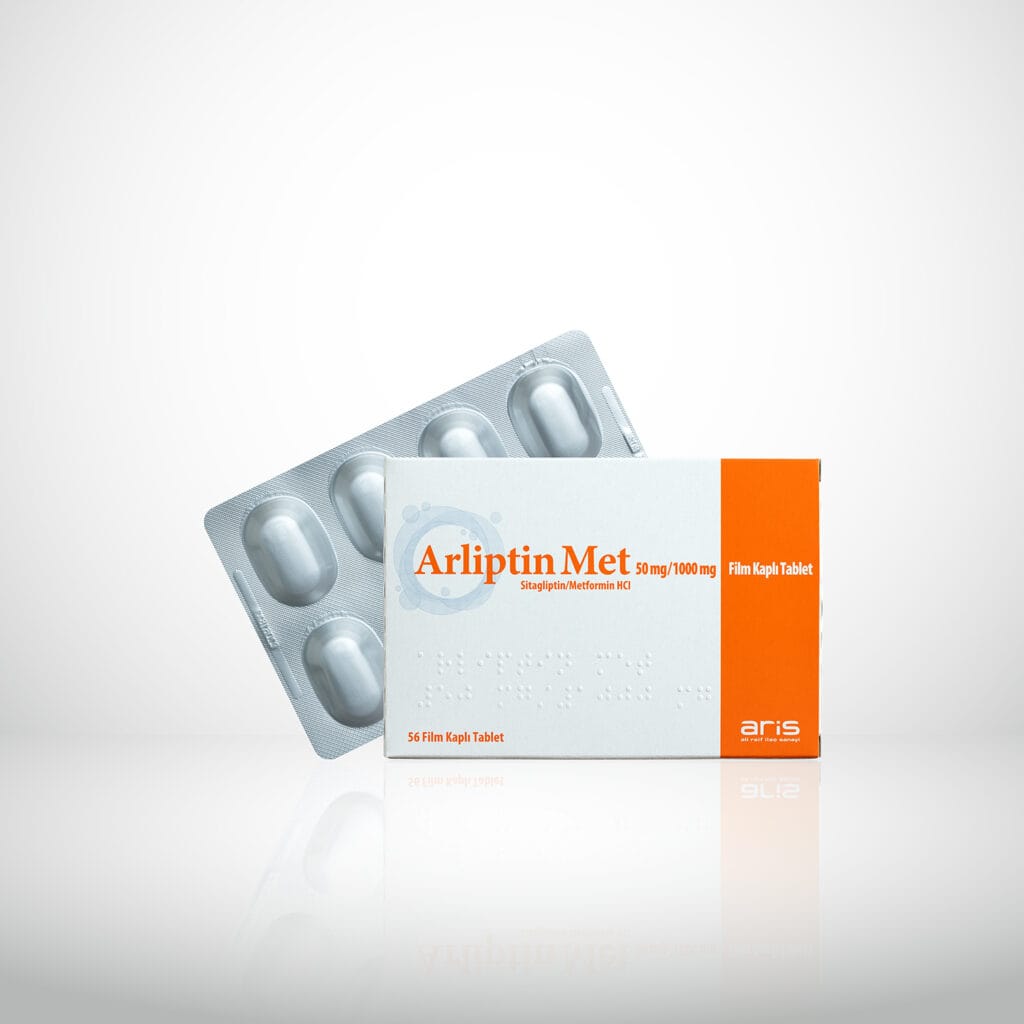ARLIPTIN MET 50 MG/1000 MG FILM KAPLI TABLET (56 TABLET) 1 ARLIPTIN MET 50 MG 1000 MG FILM KAPLI TABLET 56 TABLET 19593