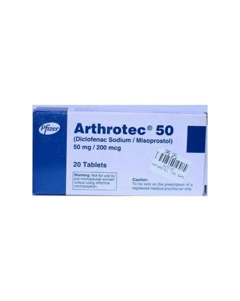 ARTHROTEC 50 MG 20 TABLET 1 ARTHROTEC 50 MG 20 TABLET 27424