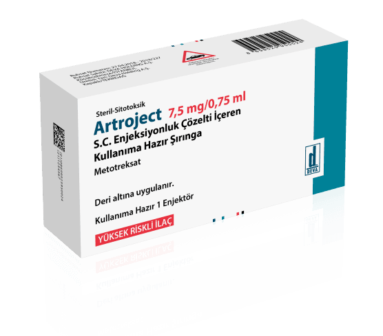 ARTROJECT 15 MG/1,5 ML S.C. ENJEKSIYONLUK COZELTI ICEREN KULLANIMA HAZIR SIRINGA (1 ADET) 1 ARTROJECT 15 MG 15 ML S.C. ENJEKSIYONLUK COZELTI ICEREN KULLANIMA HAZIR SIRINGA 1 ADET 19607