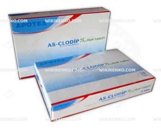 AS-CLODIP 75 MG 28 FILM TABLET 1 AS CLODIP 75 MG 28 FILM TABLET 27459