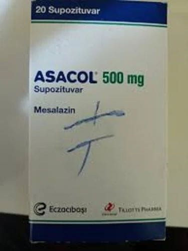 ASACOL 500MG 20 SUPOZITUVAR 19615