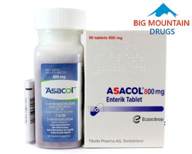 ASACOL 800 MG ENTERIK TABLET (90 TABLET) 1 ASACOL 800 MG ENTERIK TABLET 90 TABLET 19616