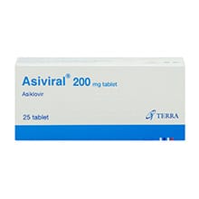 ASIVIRAL 200 MG 25 TABLET 1 ASIVIRAL 200 MG 25 TABLET 19633