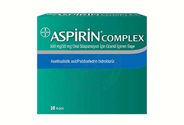 ASPIRIN COMPLEXORAL SUSPANSIYON GRANULLU 500/30 MG 10 SASE 1 ASPIRIN COMPLEXORAL SUSPANSIYON GRANULLU 500 30 MG 10 SASE 19637