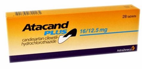 ATACAND PLUS 16 MG/12,5 MG 28 TABLET 1 ATACAND PLUS 16 MG 125 MG 28 TABLET 19644