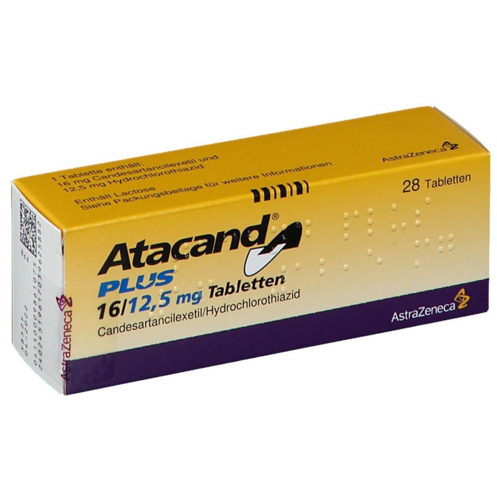 ATACAND PLUS 16MG/12,5 MG 84 TABLET 1 ATACAND PLUS 16MG 125 MG 84 TABLET 27525