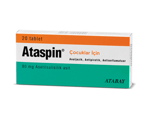 ATASPIN 80 MG 20 TABLET 1 ATASPIN 80 MG 20 TABLET 27527